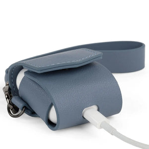 Air Pods Leather Case with 2 in 1 Keychain - Protector Wireless Headset Case