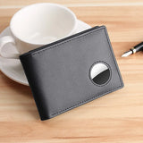 Men's Leather Money Clip RFID Anti-theft Wallet