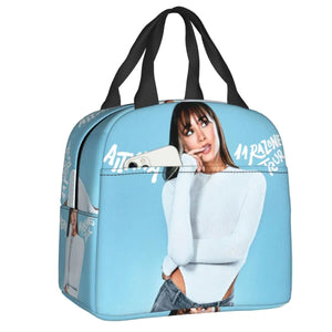 Aitana Insulated Lunch Bag for Outdoor Picnic Music Singer Reusable Cooler