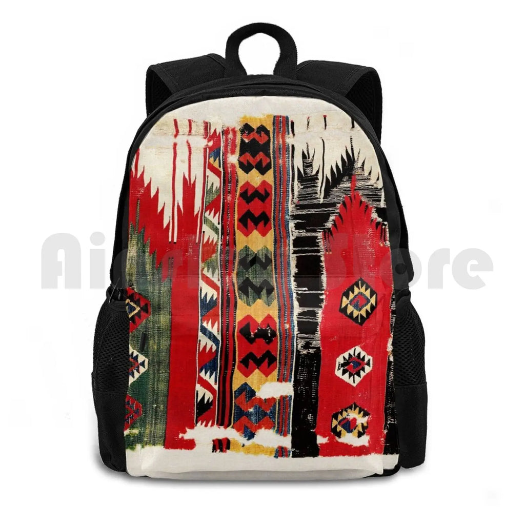 Aksaray Antique Cappadocian Kilim Rug Fragment Backpack