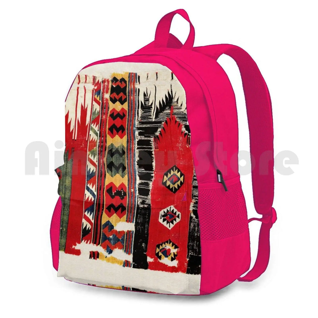 Aksaray Antique Cappadocian Kilim Rug Fragment Backpack