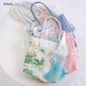 Summer Shoulder Bags Retro Chinese Style Women Hanfu Handbags