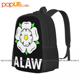 Alaw Leeds United Utd Yorkshire Rose Backpack Large Capacity