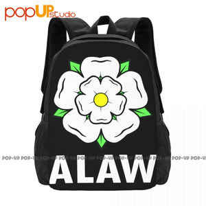 Alaw Leeds United Utd Yorkshire Rose Backpack Large Capacity