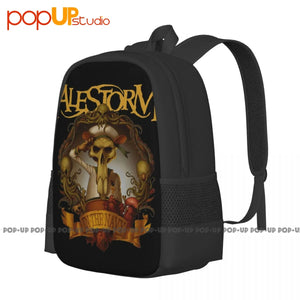Alestorm Metal Band Backpack Large Capacity Portable 3D Printing Travel Bag