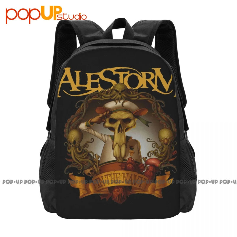 Alestorm Metal Band Backpack Large Capacity Portable 3D Printing Travel Bag
