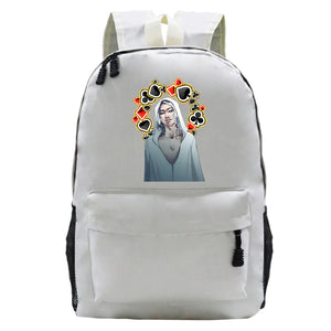 Alice In Borderland Anime School Bag for Girls Boys Backpack