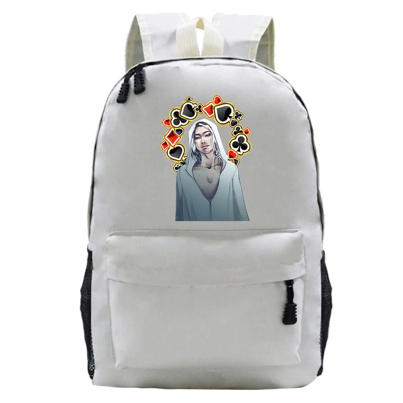 Alice In Borderland Anime School Bag for Girls Boys Backpack