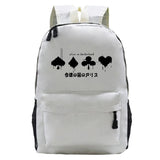 Alice In Borderland Anime SchoolBags Girls Boys Backpack