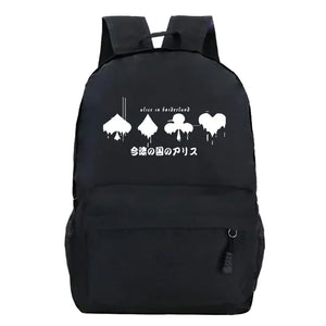 Alice In Borderland Anime SchoolBags Girls Boys Backpack