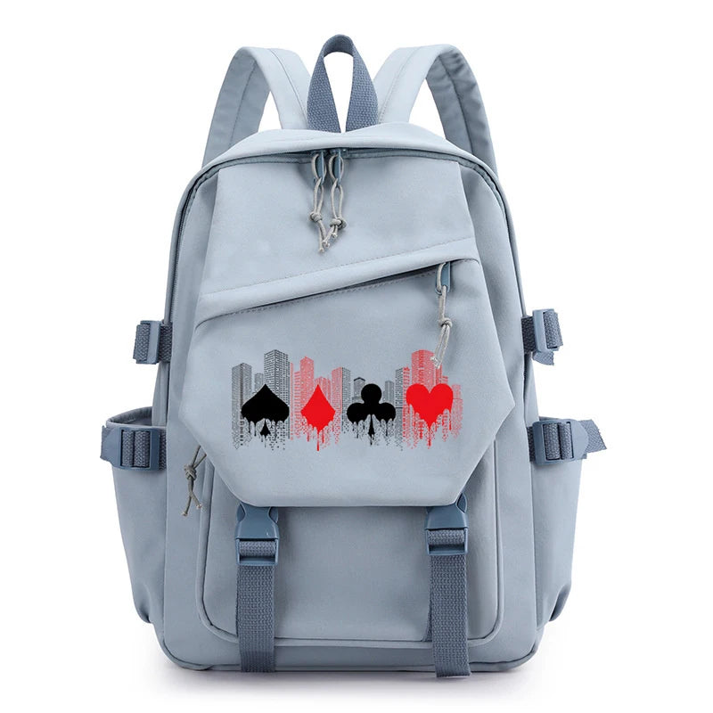 Alice In Borderland Fresh Style Backpacks Teenage Harajuku Survival Game