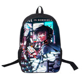Alice In Borderland USB Backpacks Men Women Travel Laptop Shoulder Bags