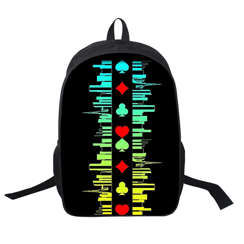 Alice In Borderland USB Backpacks Men Women Travel Laptop Shoulder Bags