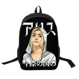 Alice In Borderland USB Backpacks Men Women Travel Laptop Shoulder Bags