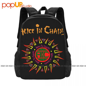 Alice In Chains Backpack Large Capacity Vintage Creative Personalised Multi-func