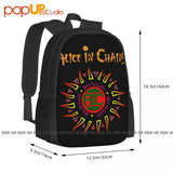 Alice In Chains Backpack Large Capacity Vintage Creative Personalised Multi-func