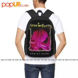 Alice In Chains Backpack Large Capacity School Beach Bag Storage Bag