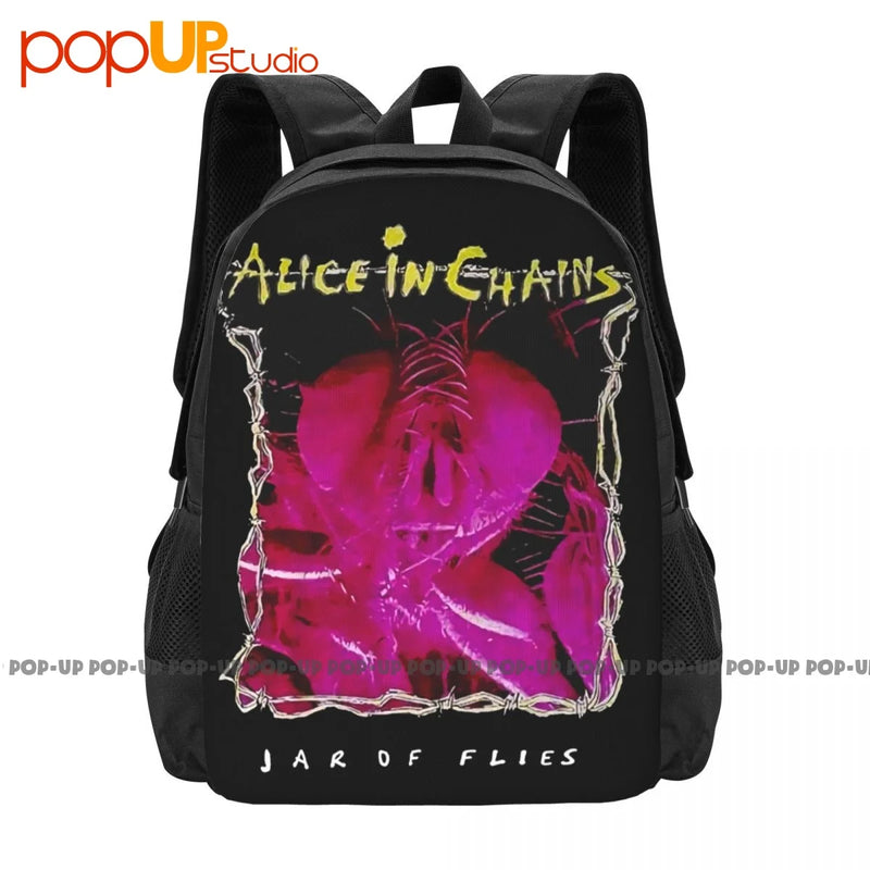 Alice In Chains Backpack Large Capacity School Beach Bag Storage Bag