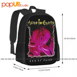 Alice In Chains Backpack Large Capacity School Beach Bag Storage Bag
