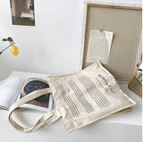 Alice Printed Large Capacity Women Tote Bag Canvas Travel Handbag