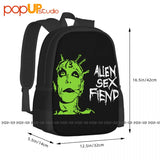 Alien Sex Fiend Gothic Rock Backpack