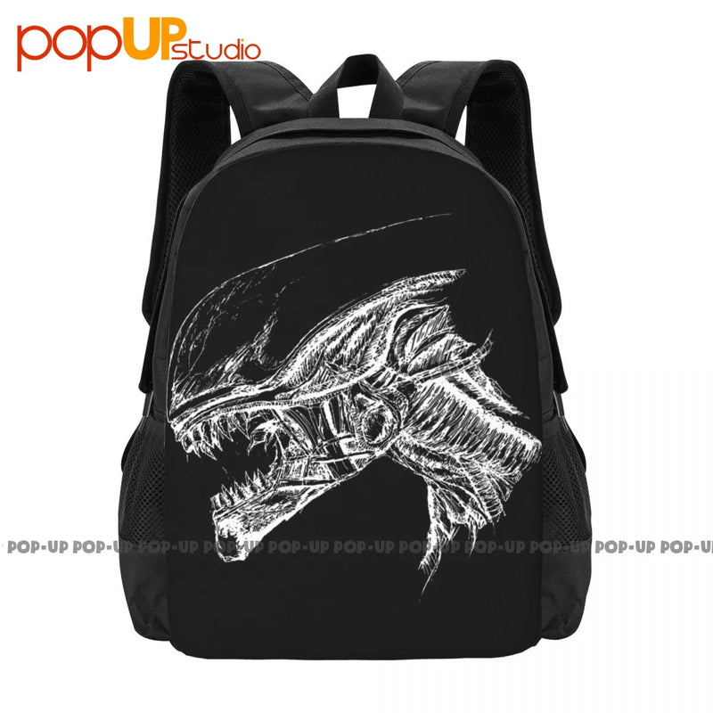 Aliens Xenomorphs 80s Backpack Large Capacity Bookbag