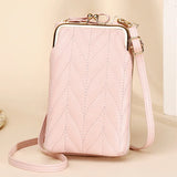 Alirattan Mini Messenger Small Bag Vertical Shoulder Bag Long Wallet