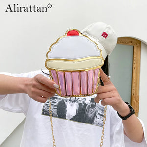 Alirattan Cartoon Women's Ice Cream Cake Bag