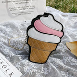Alirattan Cartoon Women's Ice Cream Cake Bag