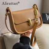 Alirattan Retro Women's Shoulder Bag Small Square Messenger Bag