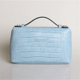 Alirattan PU Leather Ostrich Pattern Clutch Evening Bag