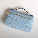 Alirattan PU Leather Ostrich Pattern Clutch Evening Bag
