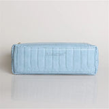 Alirattan PU Leather Ostrich Pattern Clutch Evening Bag