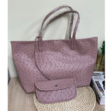 Alirattan Large Capacity Shoulder Bag, PU Leather Shopping Tote