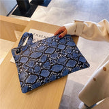 Alirattan Clutch Bag Snake Pattern Women's Pouch Envelope Bag