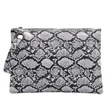 Alirattan Clutch Bag Snake Pattern Women's Pouch Envelope Bag