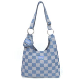 Alirattan Spring Denim Bag One Shoulder Messenger Bag