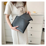 Alirattan PU Leather Envelope Bags for Women Clutch Retro Casual