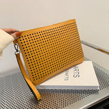 Alirattan PU Leather Envelope Bags for Women Clutch Retro Casual