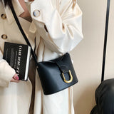 Alirattan Women's Handbags Retro PU Leather Shoulder Bag