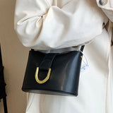 Alirattan Women's Handbags Retro PU Leather Shoulder Bag