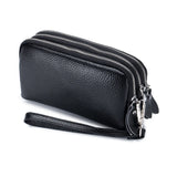 First Layer Cowhide Women's Clutch Bag Leather Wallet