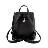 Leather Women's Backpack High School Bags Rucksack For Teenagers Girls