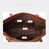 Retro Tassel Rivet Women's Bag Large Capacity Leather Shoulder Bag Handbags
