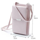 Phone Wallet Case Crossbody Bag 18x11x3.5CM