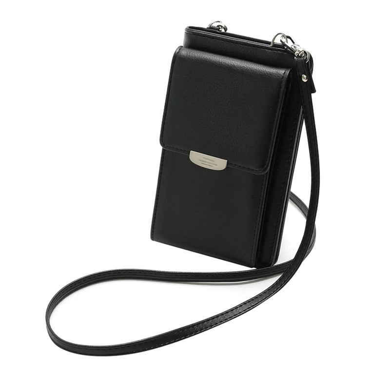 Phone Wallet Case Crossbody Bag 18x11x3.5CM