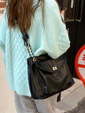 Women's Large Capacity Soft PU Leather Shoulder Bag