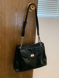 Women's Large Capacity Soft PU Leather Shoulder Bag