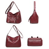 Soft Leather Shoulder Crossbody Bag for Women Sac Messenger Bag