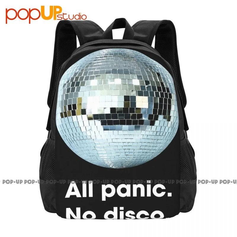 Panic Tumblr Graphic Backpack Large Capacity School Style Shopping Bag